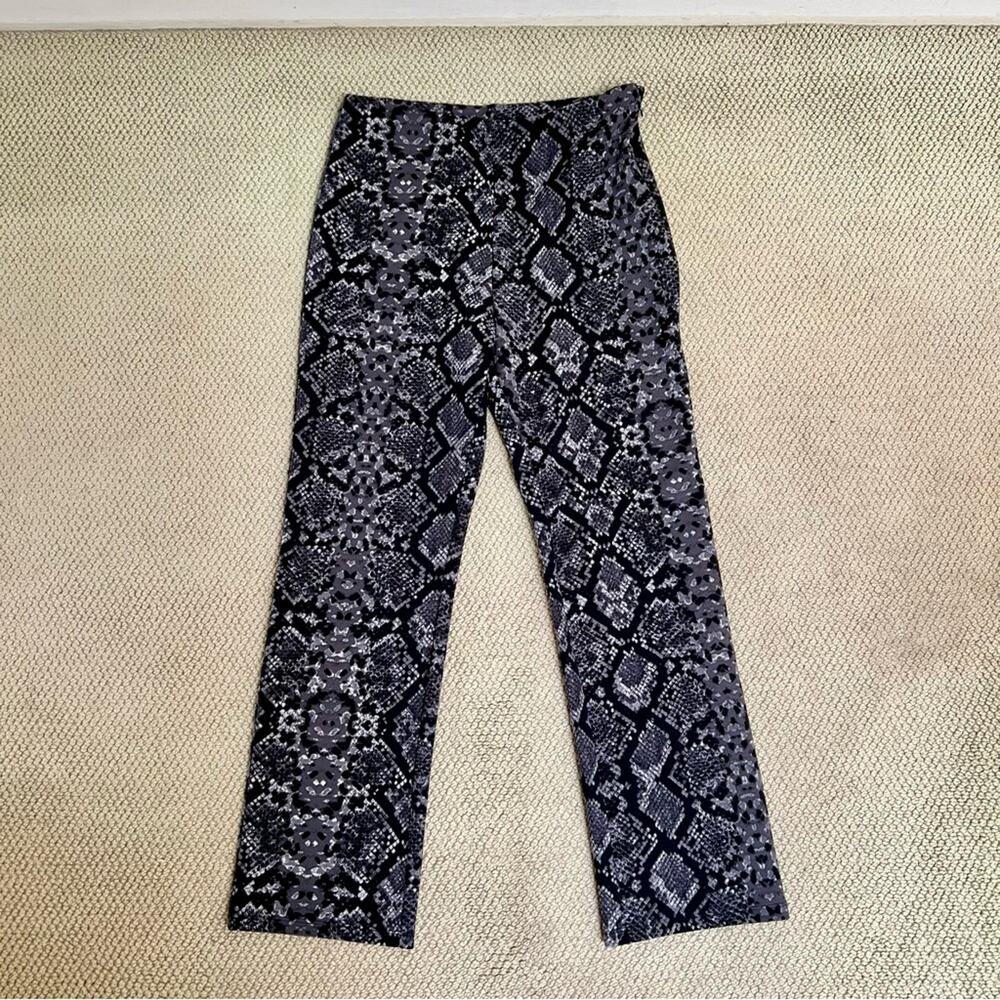 Leith Snake Print Cropped Pants